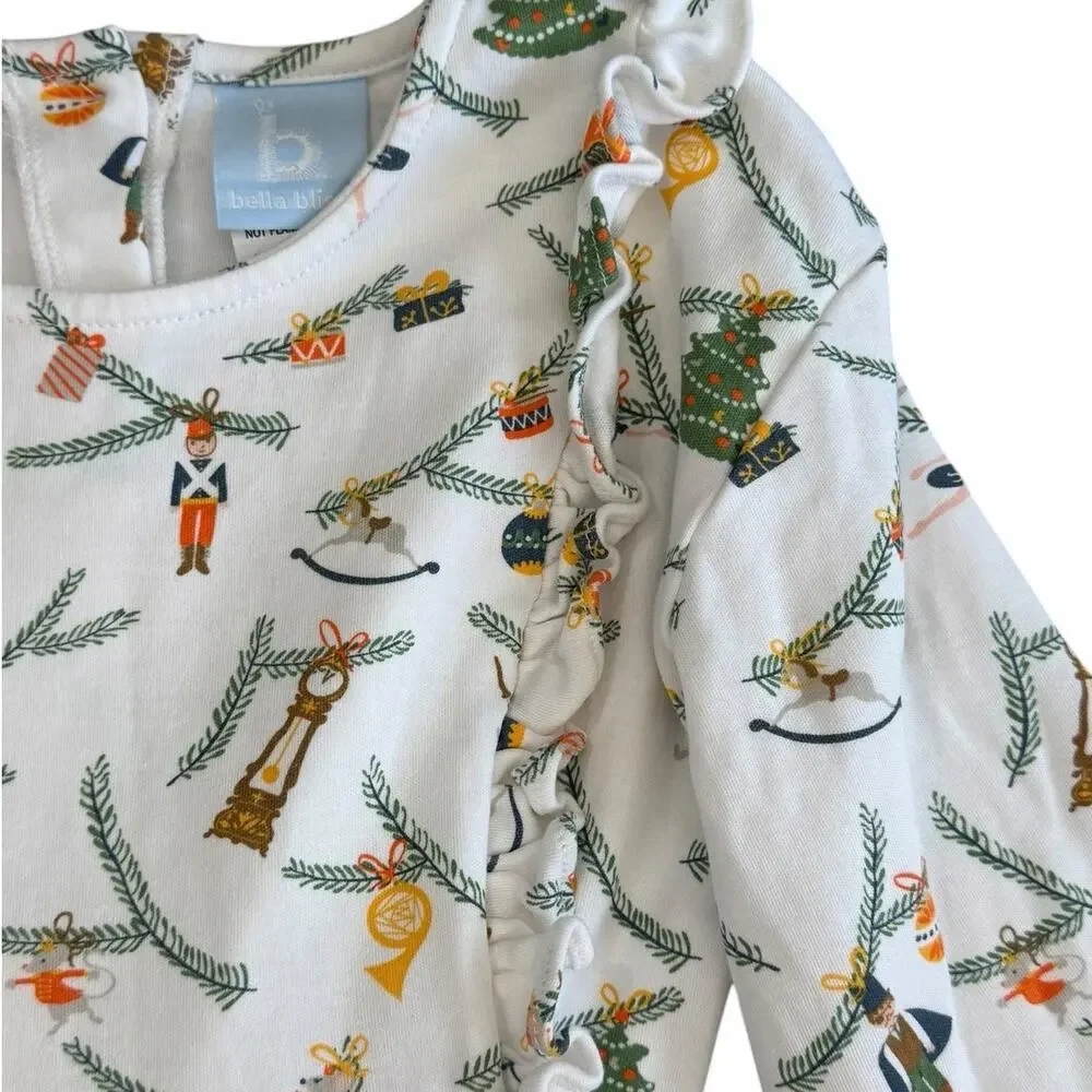 BELLA BLISS Girls Nutcracker Holiday Dress Size 8
